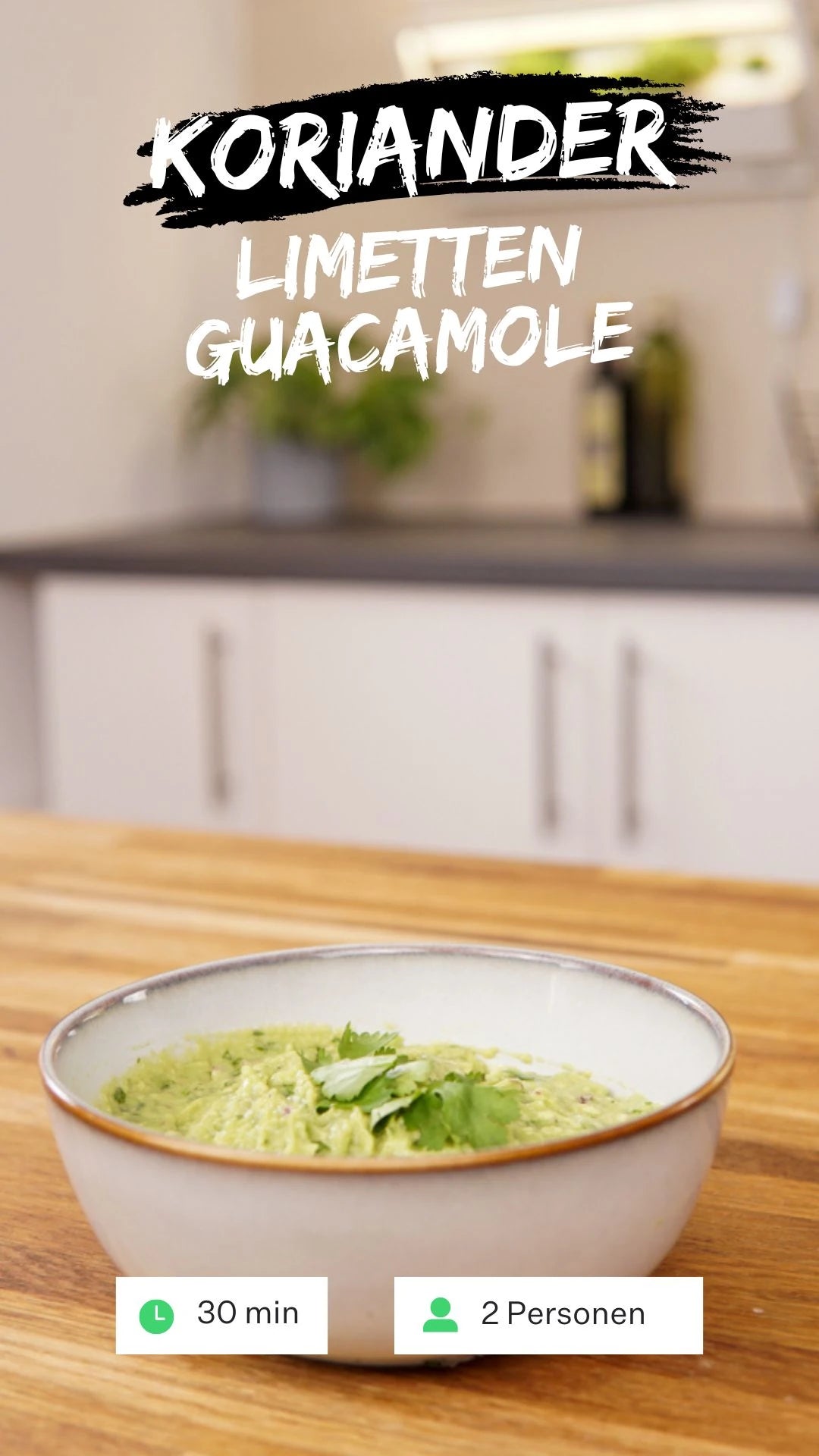 Koriander Rezept: Koriander-Limetten-Guacamole