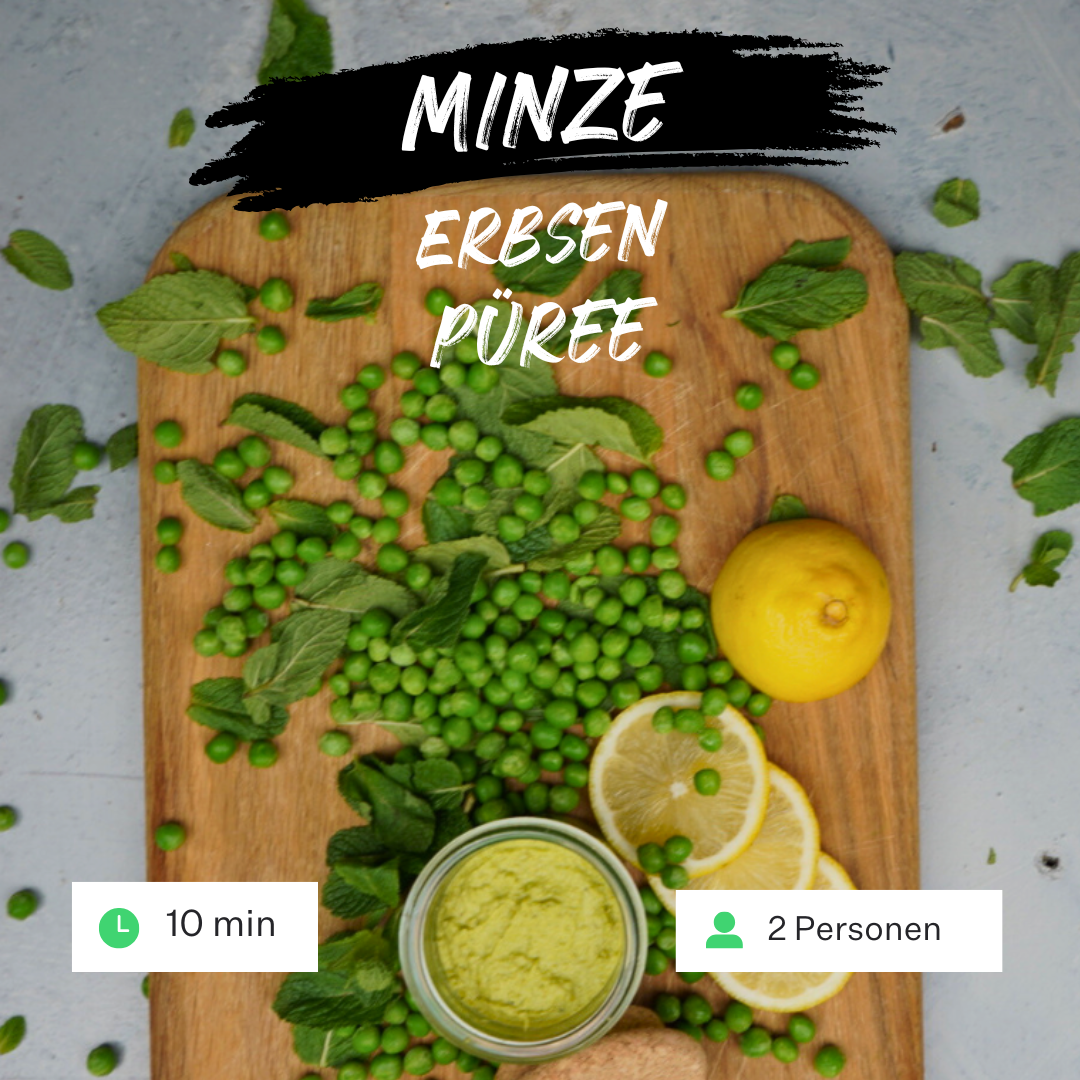 Minze Rezept für Erbsen-Minze-Püree