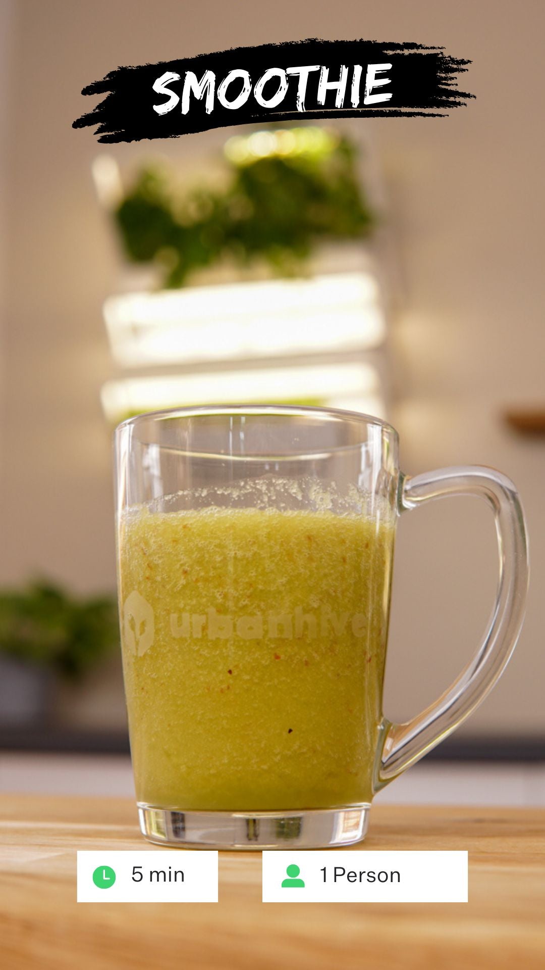 Verfrissende smoothie met zuring